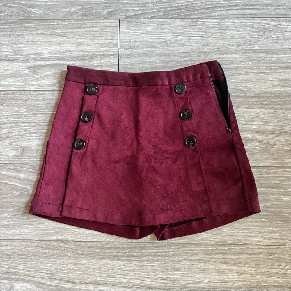 ZARA kids velvet skort